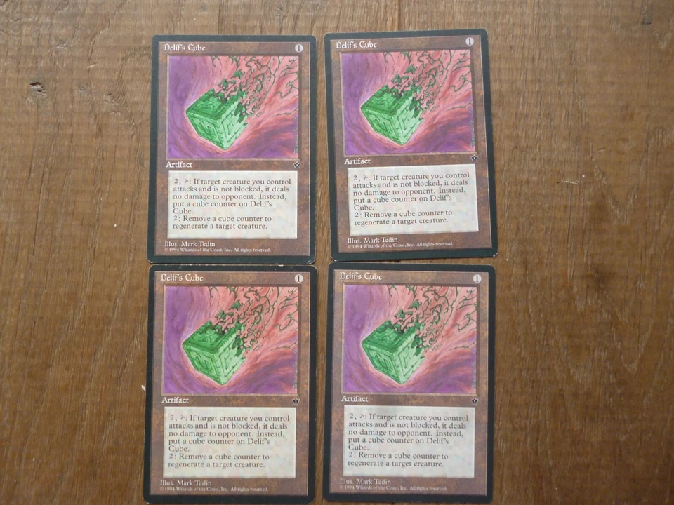 MTG 4 x Delif's Cube Rare Fallen Empires Magic The Gathering Playset card - Image 1 of 1