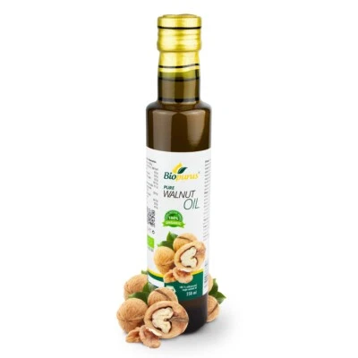 Biopurus Certified Organic Cold Pressed Walnut Oil 250ml - Image 1 of 2