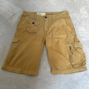 Ralph Lauren Polo Jeans Men’s Paratrooper Military Cargo Shorts Khaki Size W35 - Picture 1 of 21