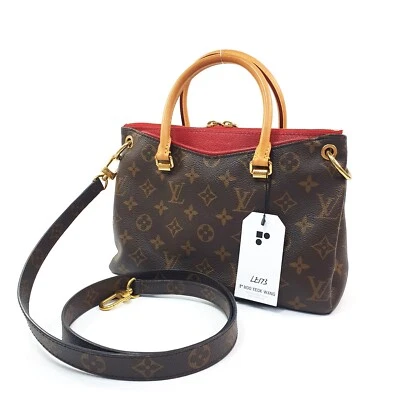 Auténtico Louis Vuitton Pallas BB Monograma Cerise M41241 Olor a Cigarrillos LE173 Foto 1 de 4