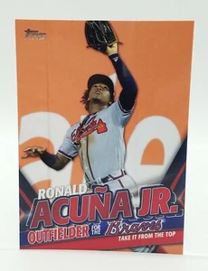 2020 Topps Update Ronald Acuna Jr. Highlights  #TRA-4 Atlanta Braves 🔥🔥 - Picture 1 of 2