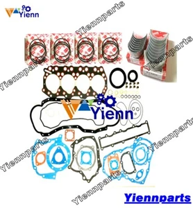 S4Q S4Q2 Overhaul Re-ring Kit For Mitsubishi Engine Terex TC51 TC65 Excavator - Picture 1 of 4