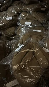 x50 New GENUINE Polartec USMC Coyote Brown Micro Fleece Cap Hat L/XL Beanie - Picture 1 of 4
