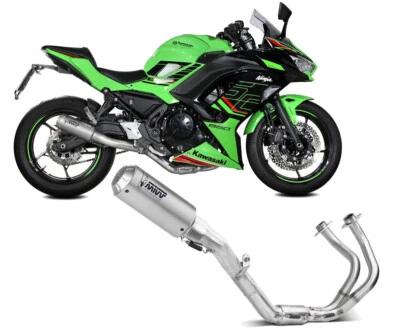 Scarico Completo Mivv MK3 Acciaio Inox per KAWASAKI NINJA 650 2024 - Immagine 1 di 4