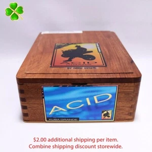 Acid Kuba Grande Empty Wood Cigar Box 8" x 6.5" x 3" ~ - Picture 1 of 10