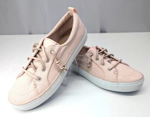 Sperry Crest Vibe Baja Lace Up Slip On Sneaker Pink NWOT Sz 6.5 Womens - Picture 1 of 6