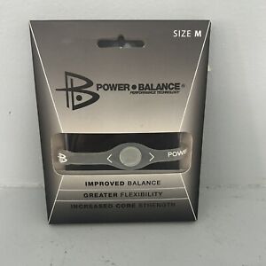 Original Power Balance Energy Health Band Bracelet, Wristband, Clear, Medium