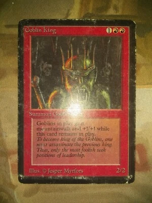 MTG Beta Goblin King - Image 1 of 2