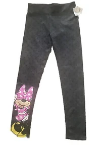Disney Minnie Mouse Girl’s Size L ( 10/12) Black Leggings NWT! - Picture 1 of 4