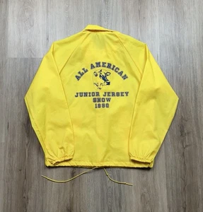 All American Junior Jersey Show Kids Vintage Champion Windbreaker Jacket Large - Picture 1 of 9
