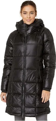 NEW THE NORTH FACE Women’s  Down Hooded Parka Long Coat In Black. Size XL - Image 1 of 4