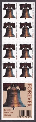 Scott #4126c Liberty Bell Booklet of 20 Forever Stamps - MNH 2008 - Image 1 of 2