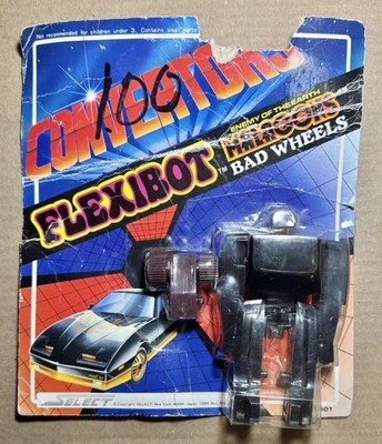 Vintage 1984 Select Convertors Flexibot Malagons Bad Wheels Robot Figure Japan - Image 1 of 4