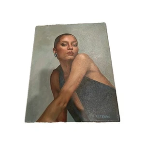 Diana Ross Painting On Canvas On Wood Frame - Picture 1 of 8
