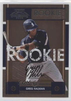 2008 Playoff Contenders Season Ticket Auto Greg Halman #24 Auto - Image 1 of 2