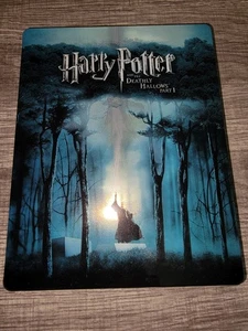 Harry Potter and the Deathly Hallows Part 1 Blu-ray + DVD 3-Disc Set Steelbook - Picture 1 of 3