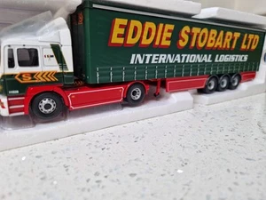 CORGI 1/50 SCALE 75702 MAN REFRIGERATOR TRAILER LORRY “EDDIE STOBART” NEW - Picture 1 of 4
