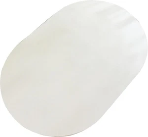 Walrus Clear Oval Vinyl Fitted Tablecloth Waterproof Oilcloth Heavy Duty Elastic - Picture 1 of 6