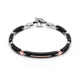 BARAKA Men's BR221061ROAD180002 Discovery Collection Gold Diamonds Bracelet - Picture 1 of 1