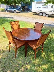 VTG 1977 Rosewood Extendable Dining Table & 6 Chairs, Faarup Mobelfabrik, MCM - Picture 1 of 12