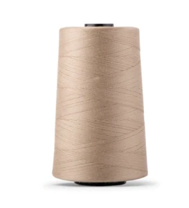 Coats Epic All-Purpose Cotton Wrapped Poly Core Thread Tex 40 - 6,000 Yds Beige - Picture 1 of 4