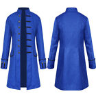 Fashion Retro Men Gothic Jacket Steampunk Victorian Morning Steampunk