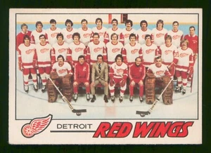 RED WINGS TEAM 1977-78 O-PEE-CHEE 77-78 Nº 77 Ex 38514 - Imagen 1 de 2