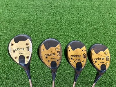 JUEGO DE MADERA Cobra Golf Classic 1 3 4 5 Caqui Diestro Acero Dinámico Regular Foto 1 de 4