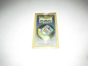 Vintage Kings Car Shield Denmark Emblem 3 Dimensional Deep Etched Finish Enamel  - Picture 1 of 2