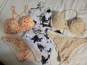 lot of 3 womens 2-piece bathing/swim suits- size 1XL - Picture 1 of 17