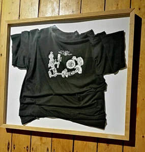 Velosolex T-Shirt achtziger Jahre "Explosionszeichnung" im Objektrahmen, Museums - Bild 1 von 7