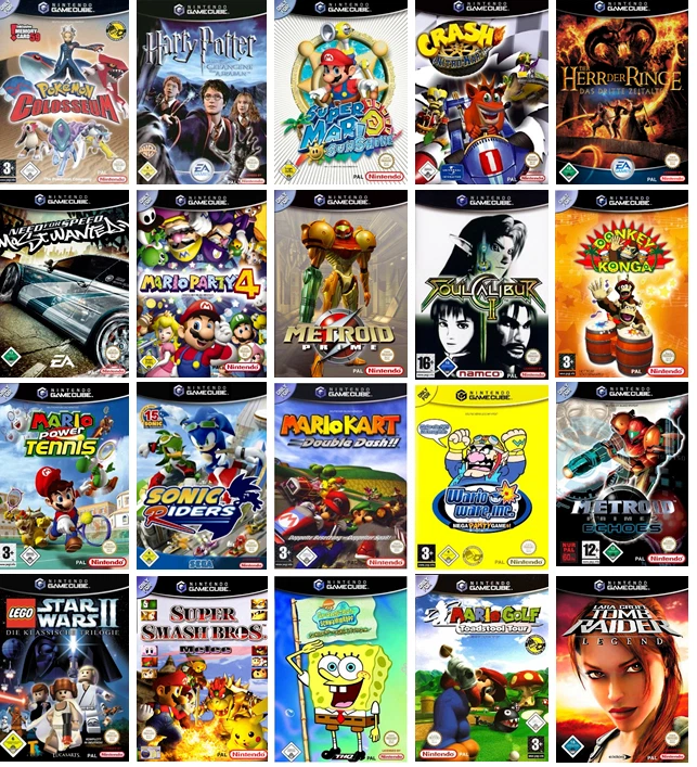 Nintendo Gamecube Spiele Auswahl Mario Kart Sunshine Party Smash Zelda Top Games - Bild 1 von 1