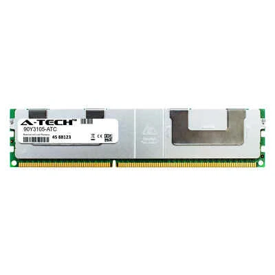 32GB DDR3 PC3-10600L 1333MHz LRDIMM (IBM 90Y3105 Equivalent) Server Memory RAM - Image 1 of 2