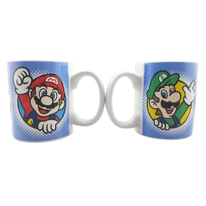 Super Mario Bros Kaffeebecher Frankford Candy 2021 Luigi Mario Peach Nintendo Set - Bild 1 von 4