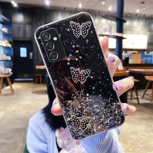 Gel Bling Glitter Case For Samsung S23 S22 S21 FE S20 A52 Clear Gradient Cover - Picture 1 of 12