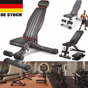 Multifunktion Hantelbank Trainingsbank Fitnessbank Kraftstation Trainingsstation - Bild 1 von 40