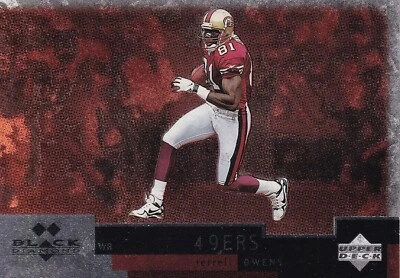 1998 TERRELL OWENS Upper Deck *Double* Black Diamond #14 HOF 49ers - Image 1 of 2