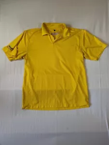 Nike Golf Shirt Uomo XL Giallo Rigato Michelob Ultra Polo Dri-Fit Logo Swoosh - Foto 1 di 13