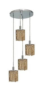Elegant Lighting Mini 8-Inch High 4-Light Chandelier - MZ207 - Picture 1 of 1
