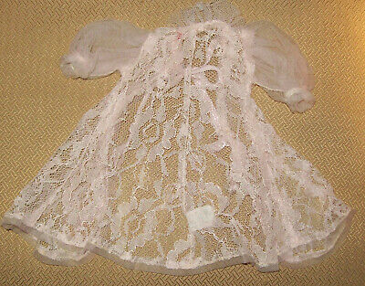 Vintage Lace Robe For Early Fashion Doll From 1950's,60,s Etc. Ideal Toy Corp.~ • 6.99$
