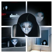 1X Car SUV Rear Night Reflective Ghost Devil Sticker Decal DIY Universal