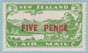 NEW ZEALAND C4 AIRMAIL  MINT HINGED OG * NO FAULTS VERY FINE! - AXI - Picture 1 of 1