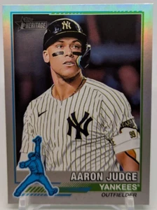⚾2025 Topps Heritage Aaron Judge #76R-14 1976 Redefined Silver Holo - Yankees⚾ - Picture 1 of 3