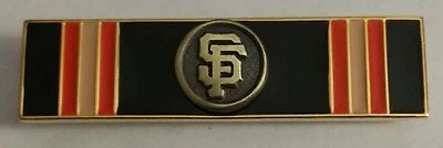 PIN de solapa metálica "cinta estilo militar" de los gigantes de san francisco Foto 1 de 4