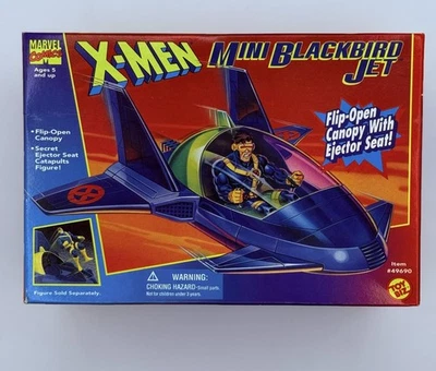 Mini vehículo a reacción Blackbird X-Men de colección Marvel Comics de Toy Biz NUEVO SELLADO Foto 1 de 4