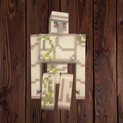 Minecraft Overworld Iron Golem Figure -Articulated Arms/Legs -Collectible - Image 1 of 2