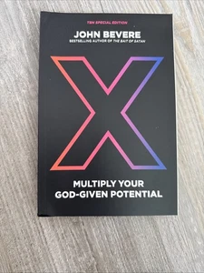 X Multiply Your God-Given Potential Book By John Bevere Exploration Of Scripture - Imagen 1 de 4