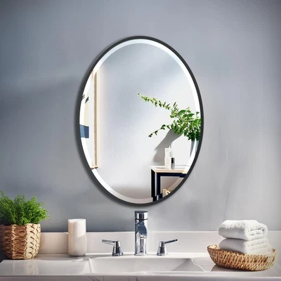 1820MX Bathroom Wall Mirror, 28" H x 21" W Modern Mirror for Living Room, Van... - Image 1 of 4