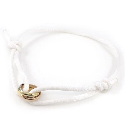 Браслет Cartier Trinity Baby 750 (18K) трехцветный золотой хлопковый шнур - Изображение 1 из 4