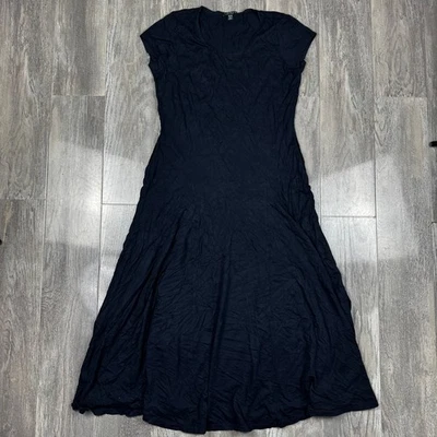 Black Scoop Neck Midi Dress - Image 1 of 4